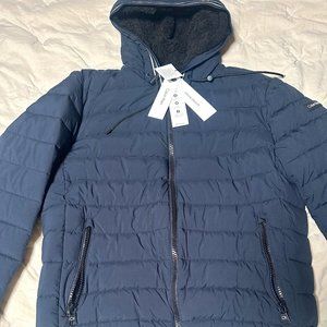 Calvin Klein blue bomber